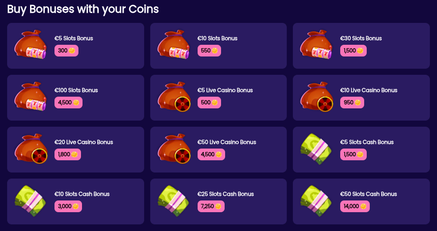 Andromedasino Casino Shop